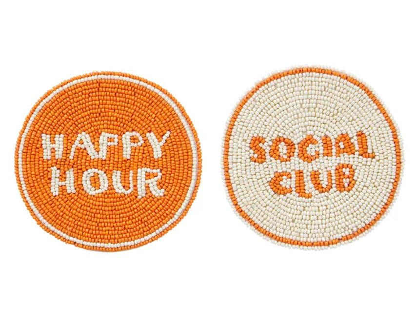 Social Club Beaded Coasters