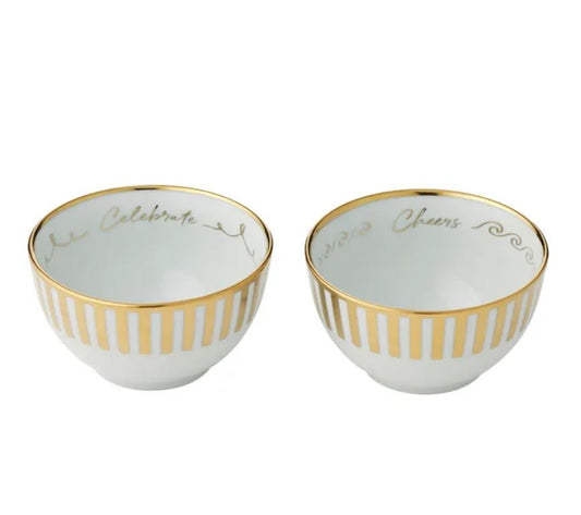 Ceramic Soire Bowl - Gold