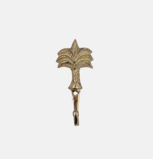 Brass Spindle Palm Hook - Yellow Gold
