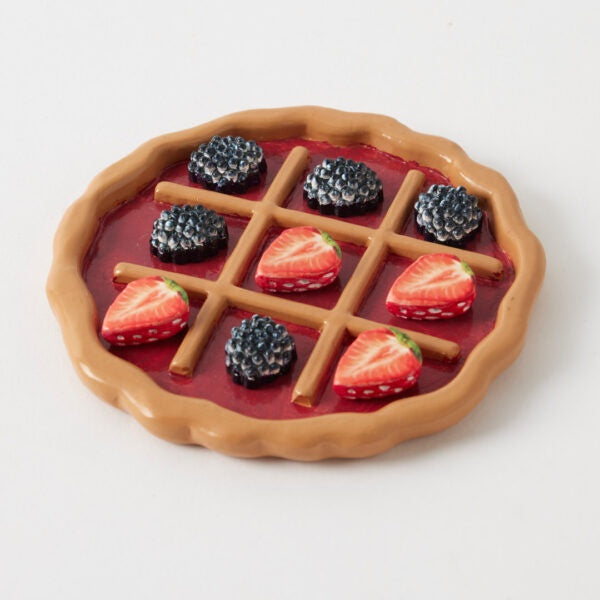 Strawberry & Blackberry Tart Noughts & Crosses