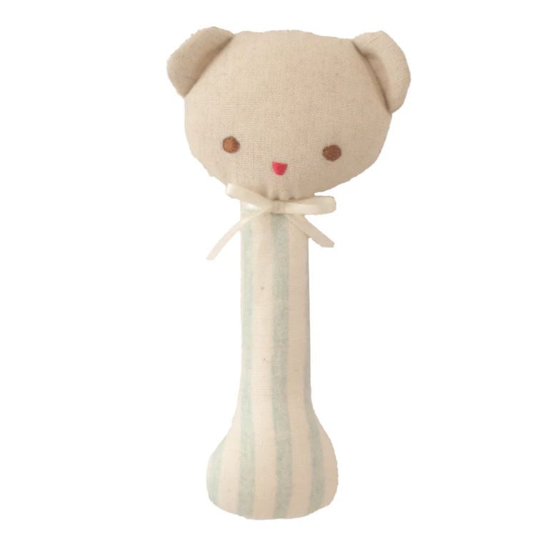 Ted Stick Rattle - Sage Stripe