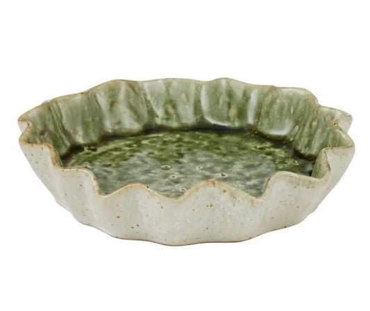 Urna Ceramic Dish - Olive