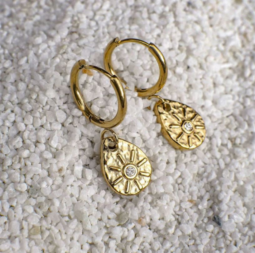 Vega Gold Huggie Earrings