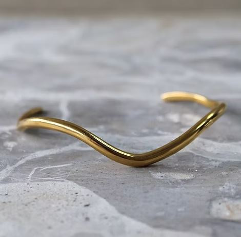 Wave Cuff Bangle