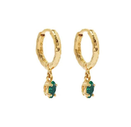Ziggy Earrings - Green