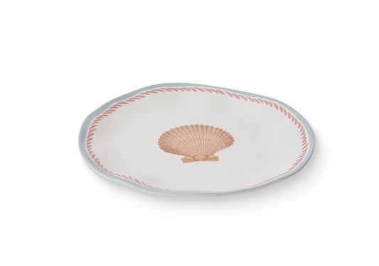 La Mer Melamine Large Plate - Shell