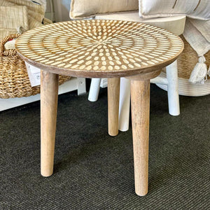 Carved Side Table