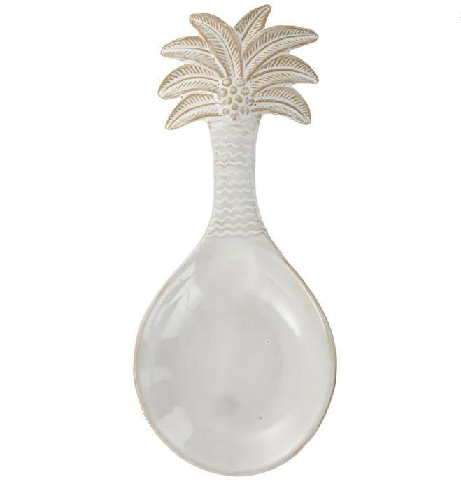 Ceramic palm spoon rest