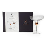Load image into Gallery viewer, Coupe Cocktail Glasses Set 2
